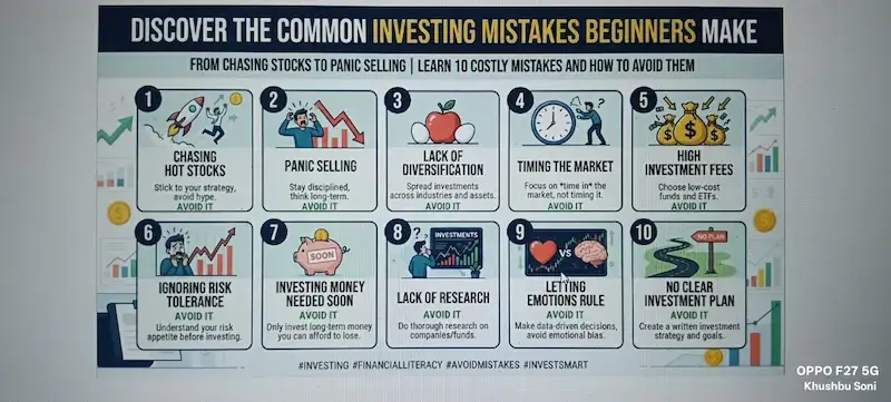 Common investing mistakes beginners make and how to avoid them